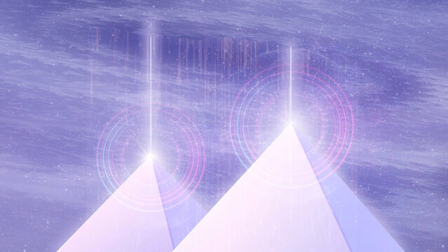 Sirius Portal open over Pyramids Meditation Cover Image, Thumbnail