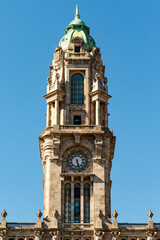 Tower of the town hall of Porto, Portugal, Europe