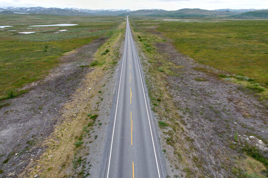 Drone photos of nature in Norway