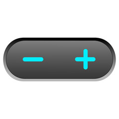 Obraz premium Volume button icon vector design template and illustration