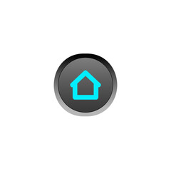 Home button icon vector design template and illustration