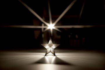 gold star in the dark. Generative AI