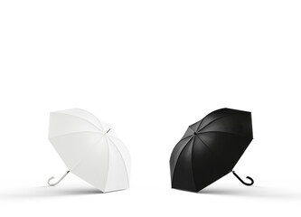 3D illustration. Umbrella isolated on white background.