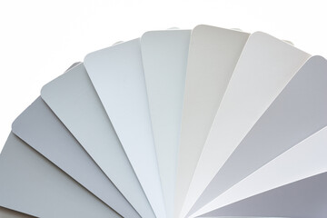 graceful grays - fan-like assorted paint chip samples