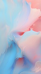 Soft Colored Abstract Waves Painting