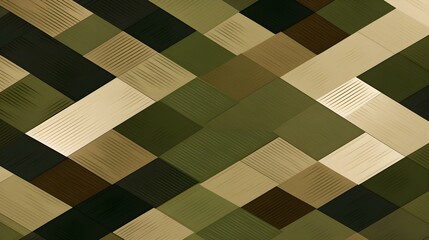 Abstract and Geometrical Texture in Khaki Colors. Futuristic Background