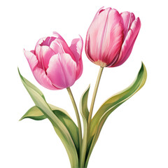 Pink Tulip Flower