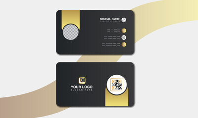 Modern business card template.