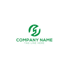hand green logo design 