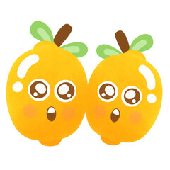 lemon, fruit, yellow