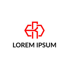 ERD and RED triangle logo vector, Financial logo vector.Minimal vector graphic alphabet symbol.