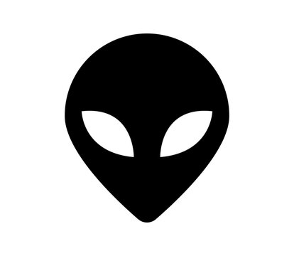 Vector alien icon.