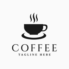 Coffee shop logo design. Cafe logo design. Coffee mug icon. Coffee label, Coffee badge, Coffee logo design