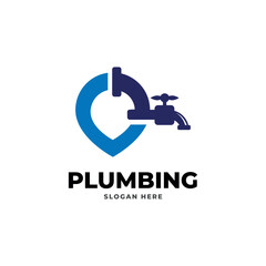 plumbing logo icon vector template.