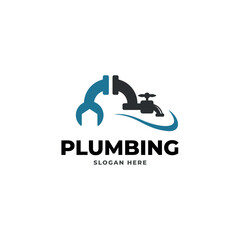 plumbing logo icon vector template.