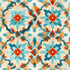 Obraz premium seamless pattern with flowers,wallpaper,leaf,pink,AI generated