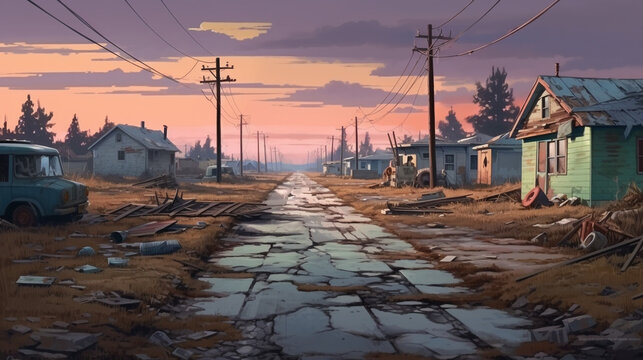Village abandonn&eacute;