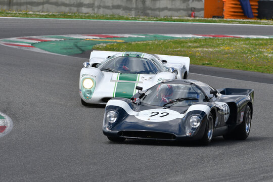 Scarperia, 2 April 2023: Chevron B16 year 1970 in action during Mugello Classic 2023 at Mugello Circuit in Italy.