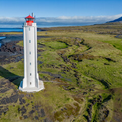 Fototapeta na wymiar ICELAND-Snæfellsnes-Malarrif Lighthouse