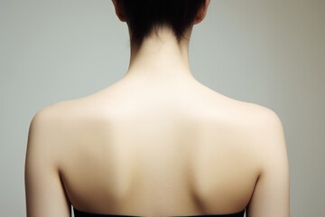 back of a woman for Tattoo Mock-up