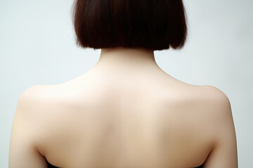 Fototapeta premium back of a woman for Tattoo Mock-up