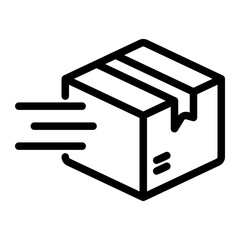 delivery line icon