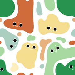 Colorful hand-drawing doodle with white background