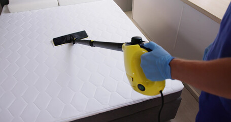 Cleaning Bed Mattress With Steam Machine