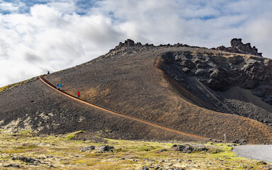 ICELAND-Snæfellsnes-Saxhóll Crater