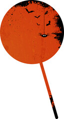 Halloween candy decoration holiday design.