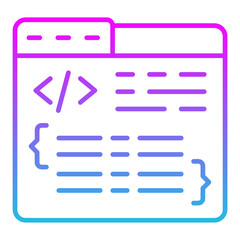 Web Coding Icon