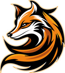 Obraz premium fox head vector