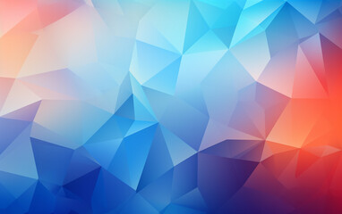 Fototapeta premium Abstract background with low poly design