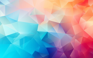 Abstract background with low poly design