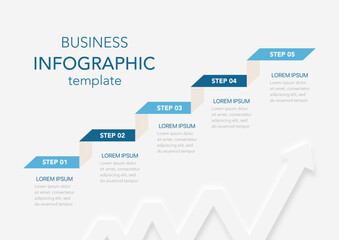 Vector Infographic label design template with icons and 5 options or steps. Can be used for process diagram, presentations, workflow layout, banner, flow chart, info graph.