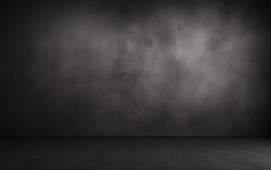 Abstract luxury blur dark grey and black gradient, used as background studio wall for display your