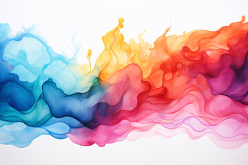 Abstract colorful background with splashes