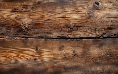 Naklejka premium Close up of a rustic wooden plank