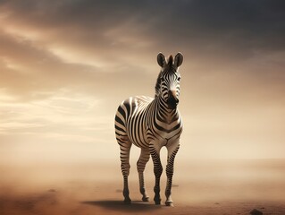 Fototapeta premium Elegante Streifen: Zebras in ihrer natürlichen Schönheit