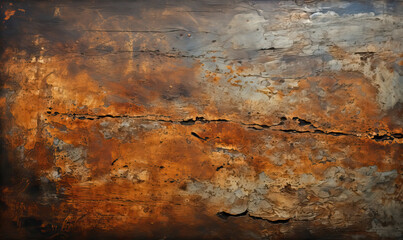 Background rusty painted metal surface. of metal rusty texture.