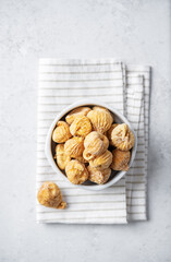 Dried Figs fruits on a background