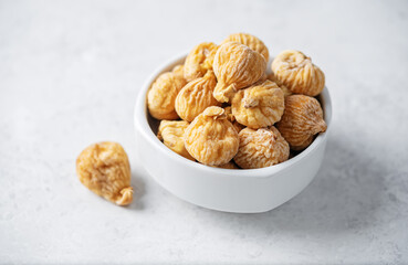 Dried Figs fruits on a background