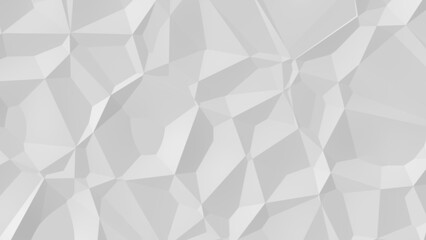 Abstract geometric shapes in white color.
Dynamic trendy modern design as background, texture materials for technical packaging design, conceptual wall design, 3D rendering