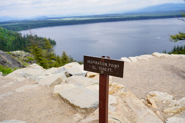 Landscape of Grand Teton National Park in early summer, Wyoming, USA	