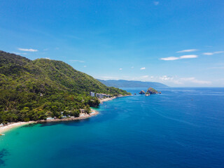 Obraz premium Aerial View of Puerto Vallarta, Mexico's Coastal Gem