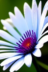 a white flower sharp image hyper realistic with bright colors generative ai