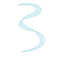 Wave Freehand Comic Effect Memphis