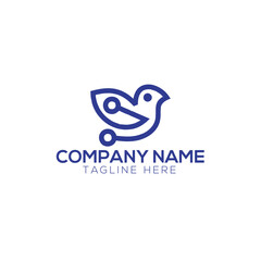 bird logo design icon 