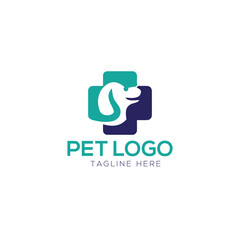 Obraz premium Vector of petshop on white background. Dog and cat. Animals. 