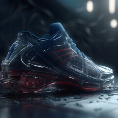 Naklejka premium Spider man shoes